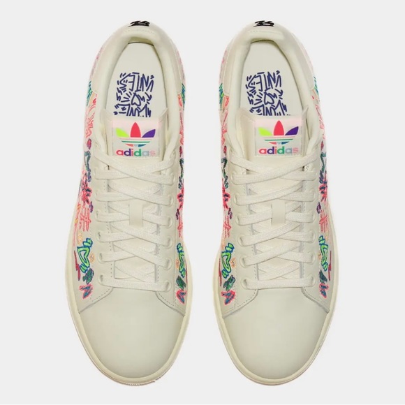 Adidas Stan Smith Kris Andrew Pride Shoes Sneakers GX6394 Cream Men’s Si… - Picture 6 of 7